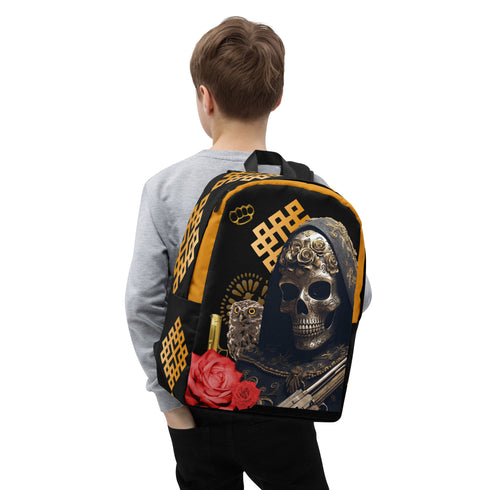Santa Muerte Negra inspired Backpack from Cosmovisions collection